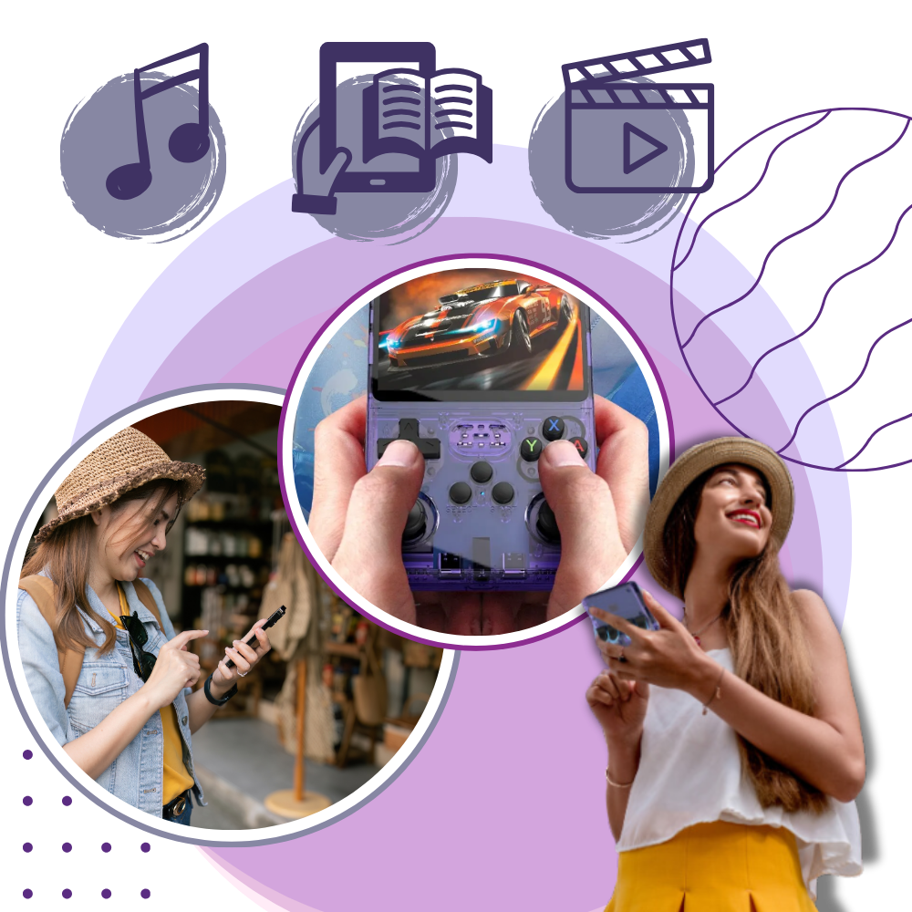 Múltiples emuladores de consola portátil retro 