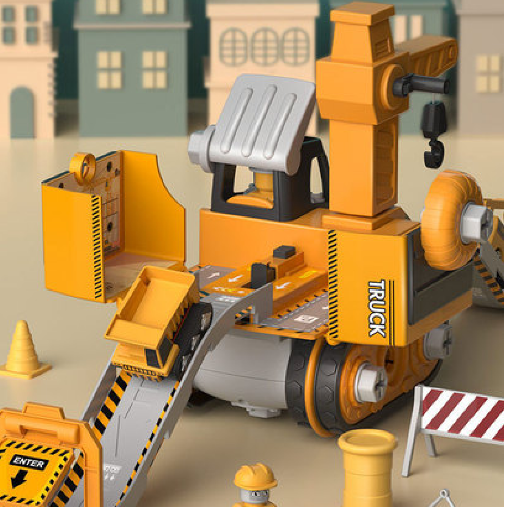 TinyCrew | 3-in-1 Konstruktionsspielzeug-Set
