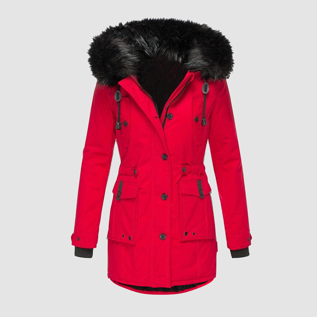 Stylish, warm winter jacket - fashionable and cozy