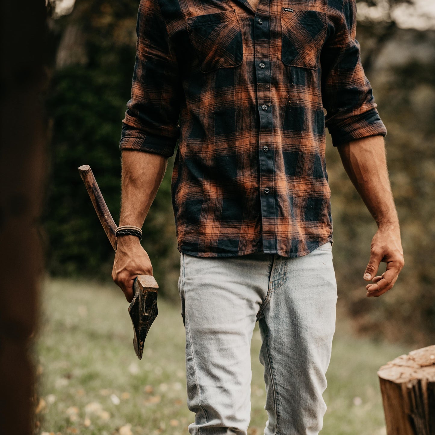 Ara - Bracelet magnétique en corde - Édition brune