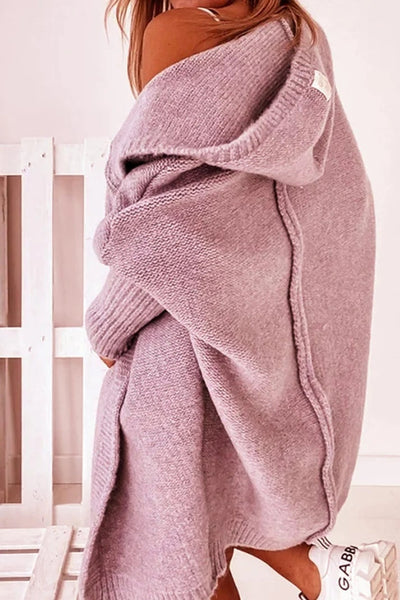 Roseann Oversize-Kapuzenweste für Frauen - Weiche Baumwollmischung