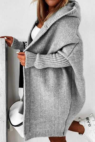 Roseann Oversize-Kapuzenweste für Frauen - Weiche Baumwollmischung