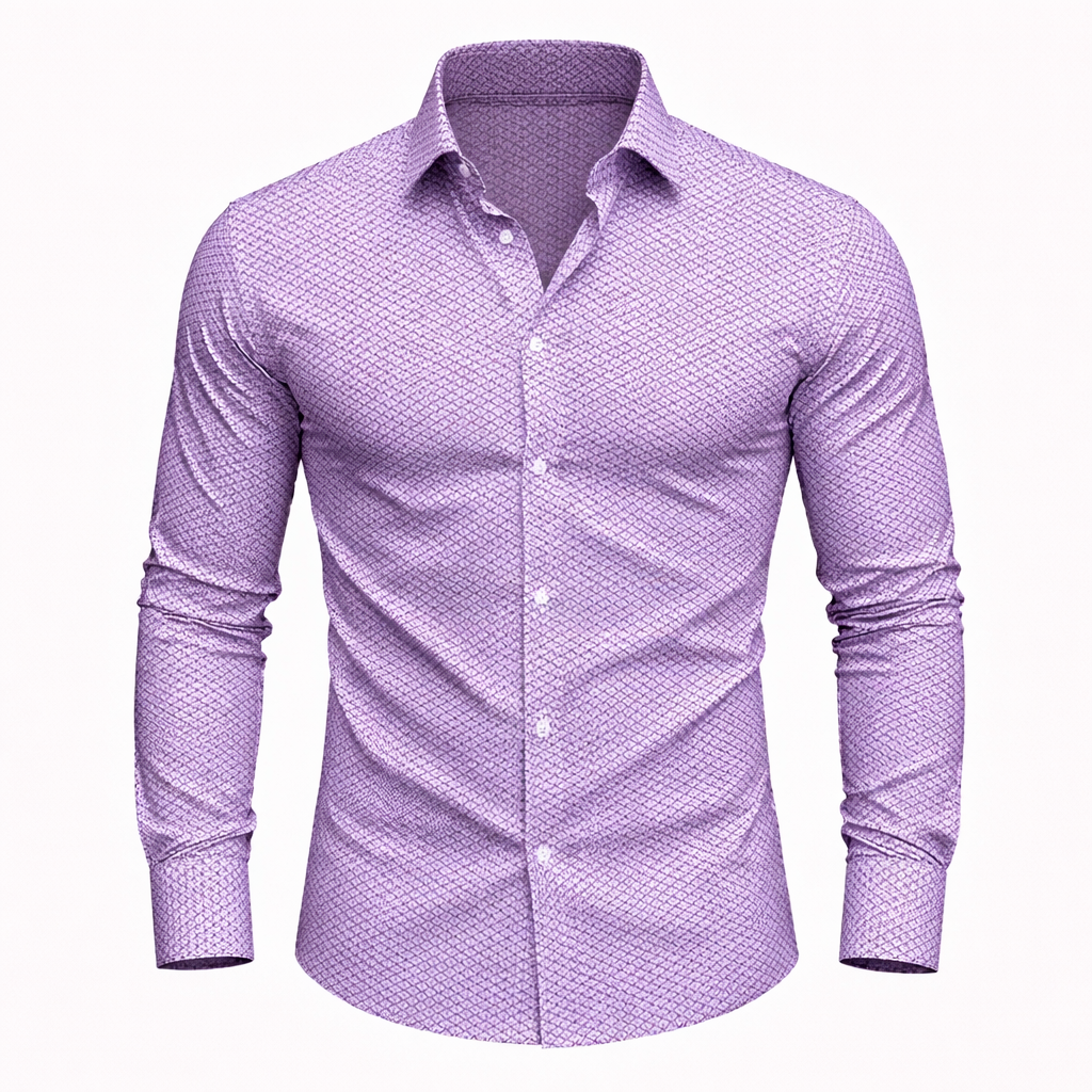 Stylish checked shirt for men pink