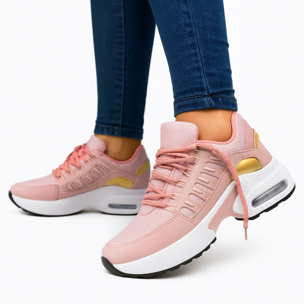 Non-slip orthopedic shoe pink