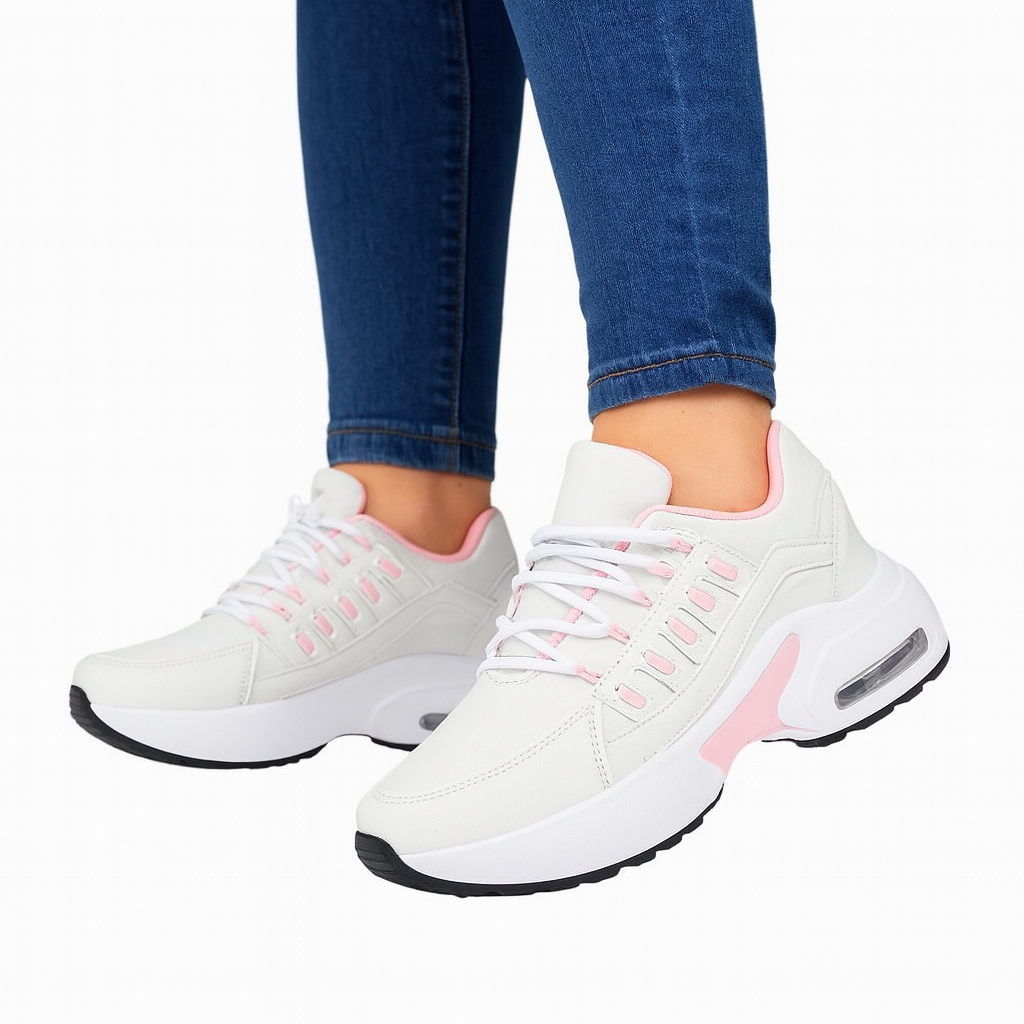 Non-slip orthopedic shoe white