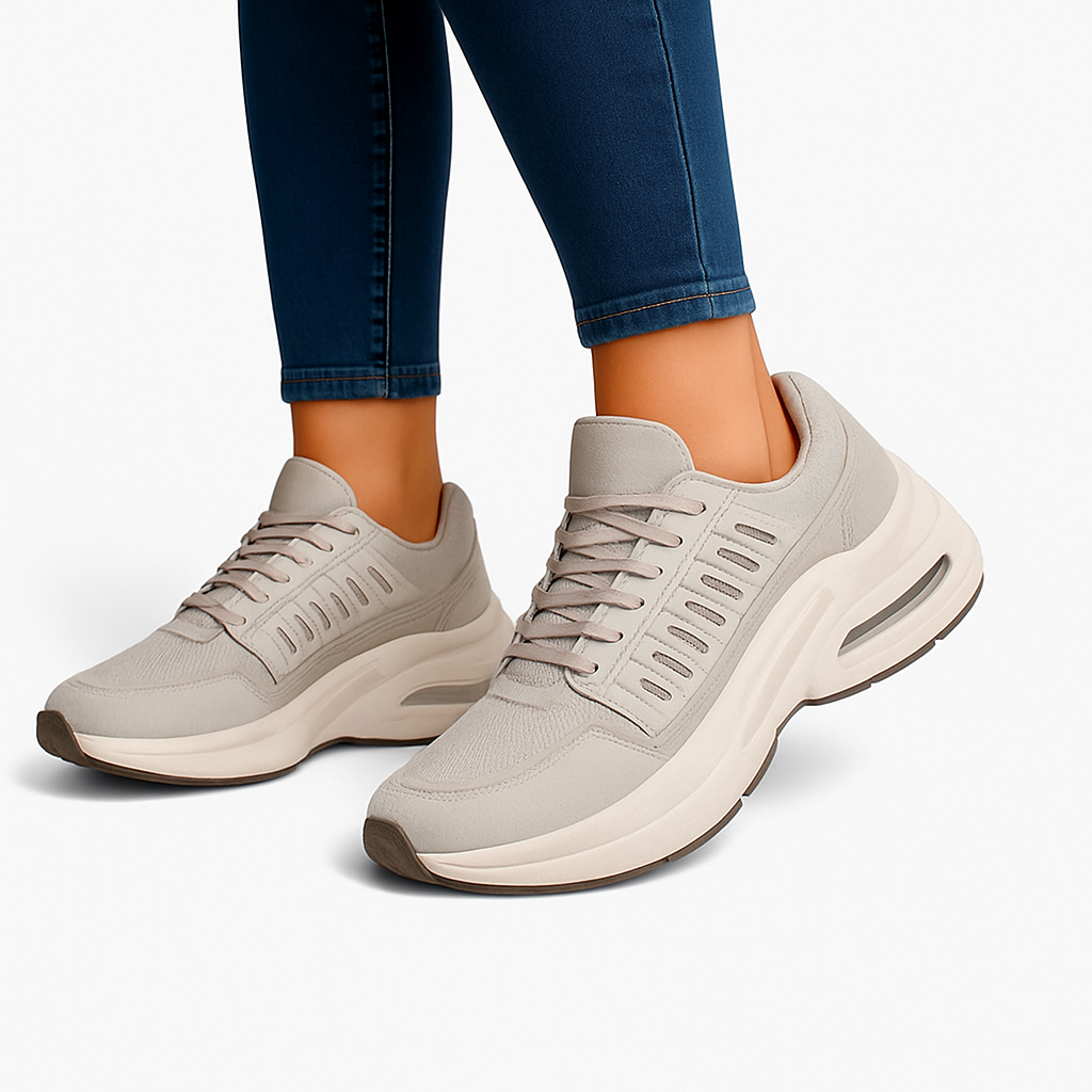 Non-slip orthopedic shoe gray