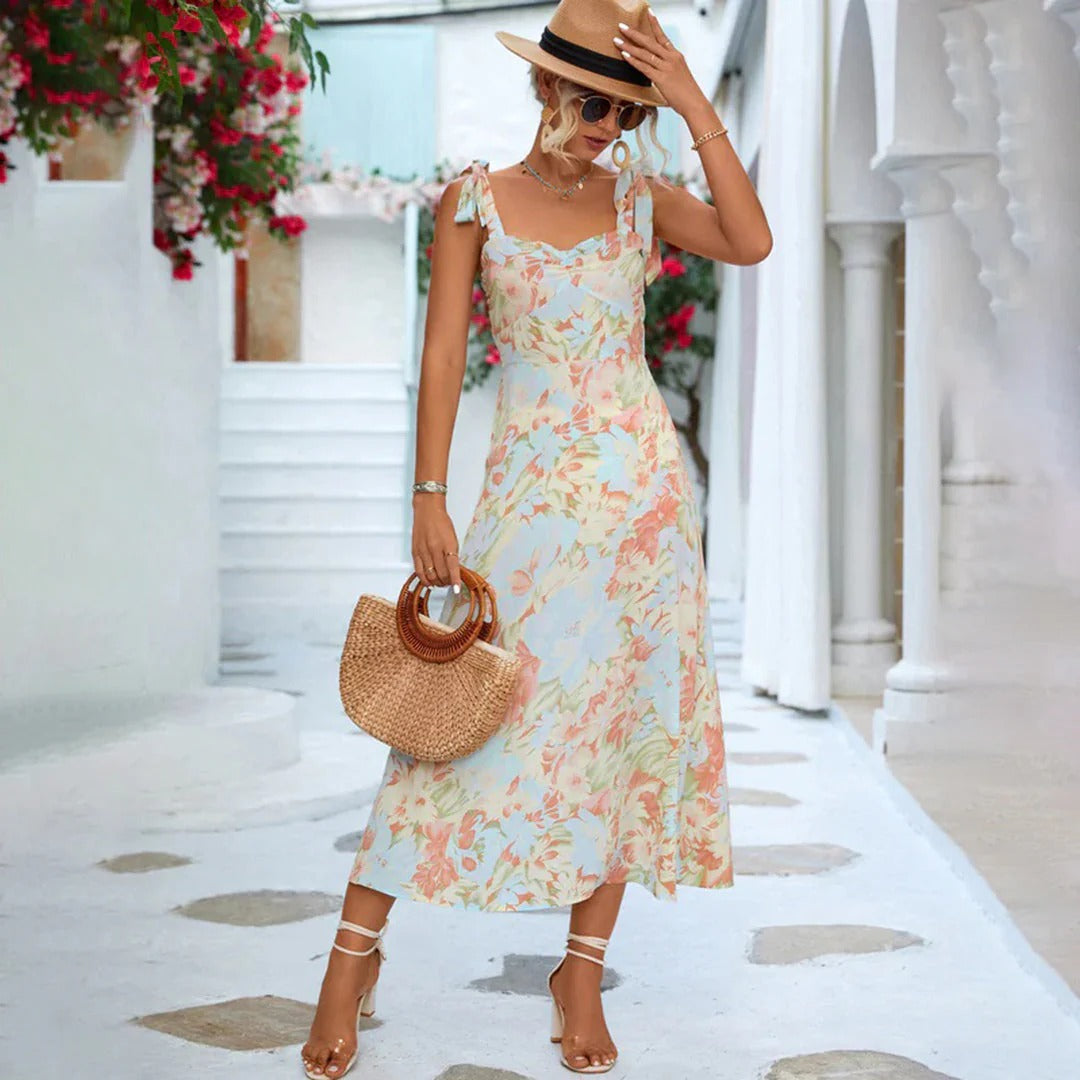 Agnes - Fashionable Floral Midi Dresses