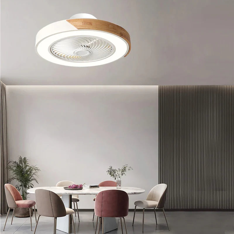 Deckenventilatorlampe - Leise LED-Beleuchtung mit Ventilator und Fernbedienung