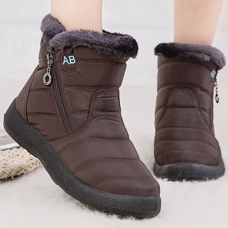 Anja | Stylische Damen Winter Schneestiefel | Bequem