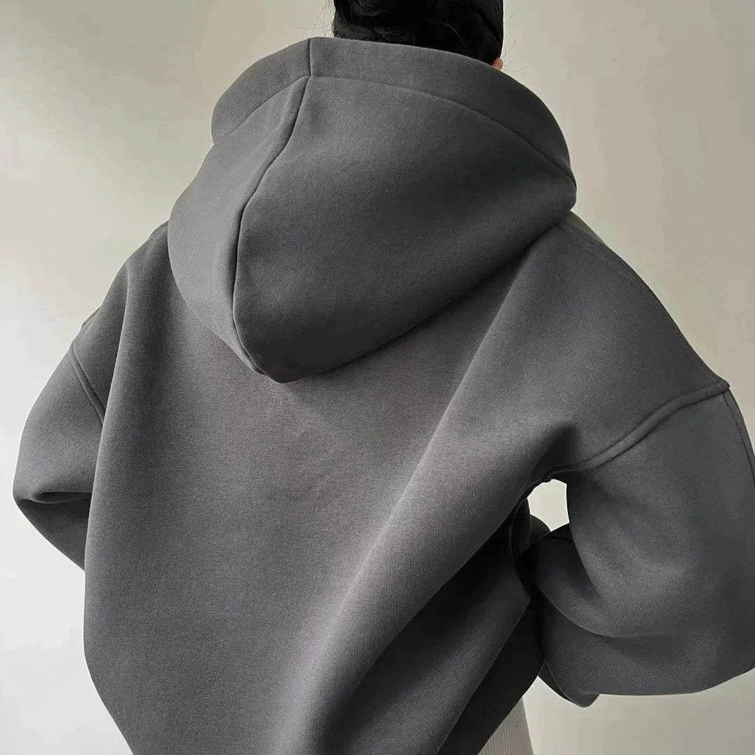 Maglione oversize con scollo a V per donna