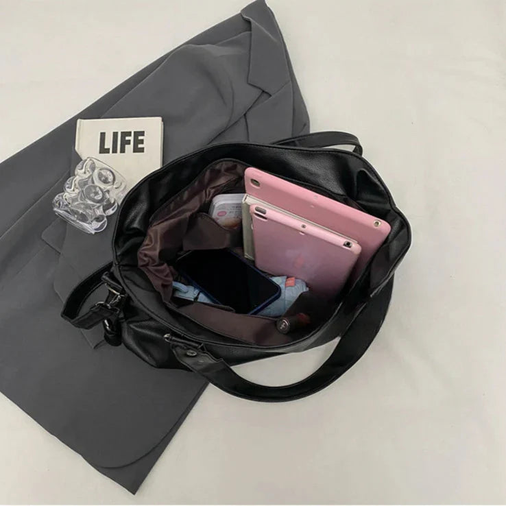 Lunelle - Bolso grande de piel flexible