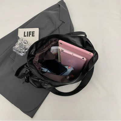 Lunelle - Bolso grande de piel flexible