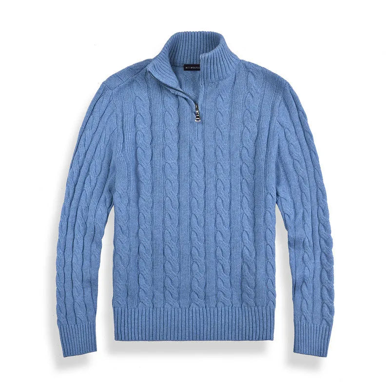 Stylischer Old Money Half Zip Pullover