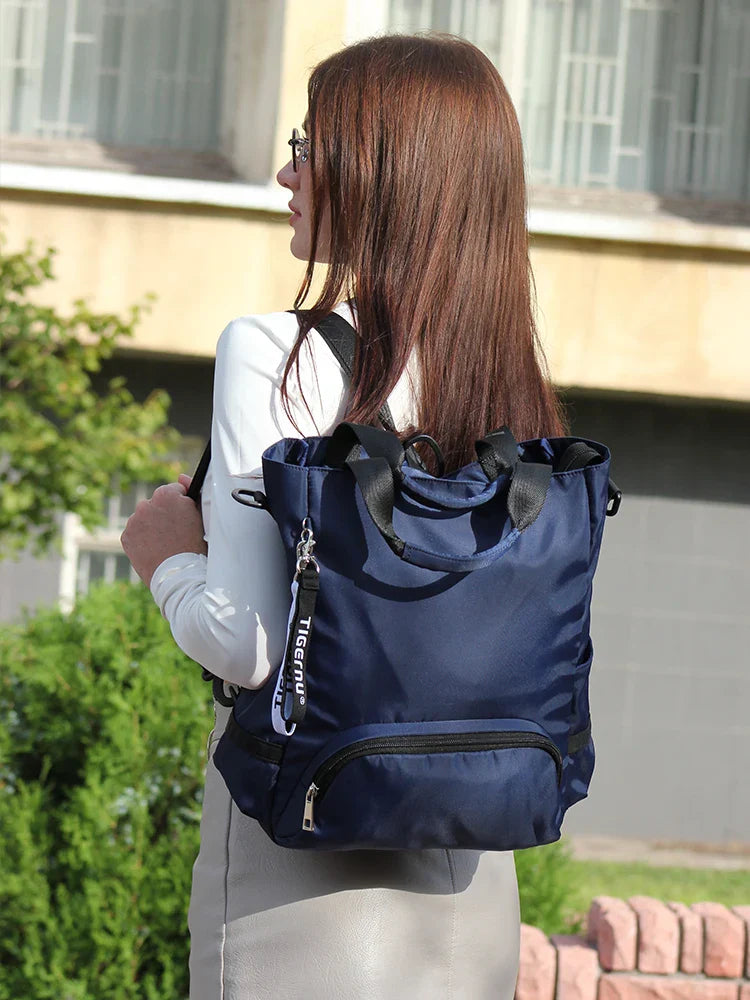 3-In-1 Fashion Women's Backpack - Leichte Umhängetasche - Reise Detail - Kapazität 12 Liter
