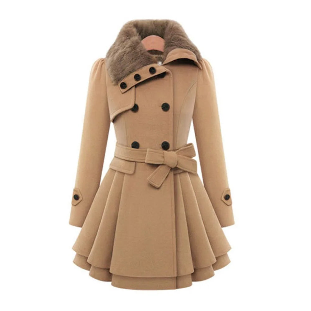 Emily - Trench coat da donna slim fit | Cappotto elegante