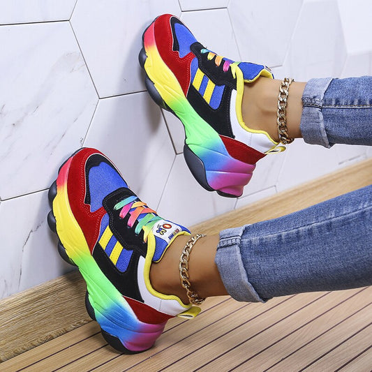 Sneaker ortopediche arcobaleno