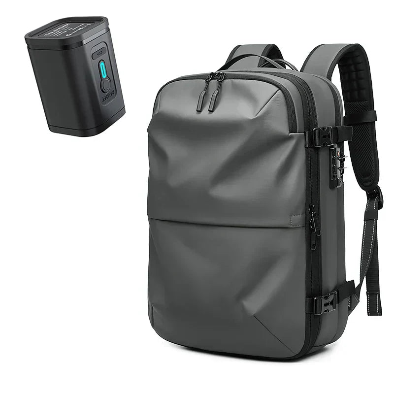 Anti-Diebstahl-Rucksack - 60L Reiserucksack mit Vakuum-Kompression