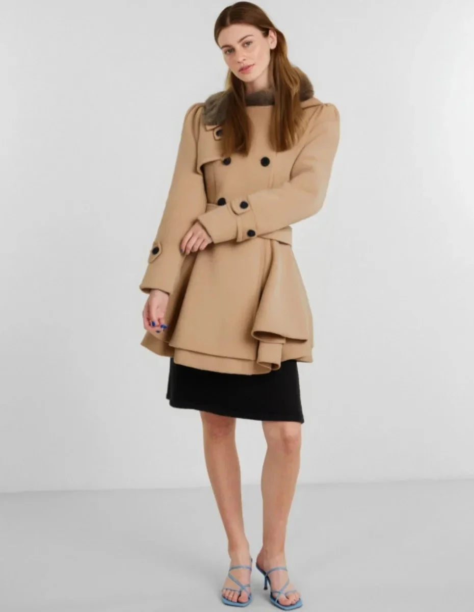Emily - Trench coat da donna slim fit | Cappotto elegante