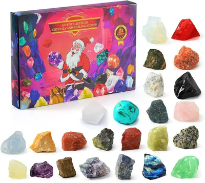 Ava Kristall-Adventskalender mit Edelsteinen