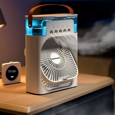 Pro 3-in-1 AirCooler - Ventilator, Klimagerät und Luftbefeuchter mit LED-Farbbeleuchtung