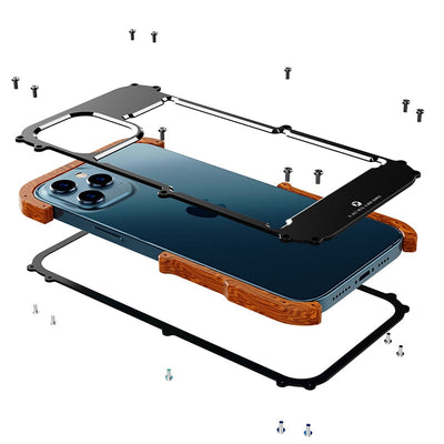 iPhone-Hülle mit Holz-Finish
