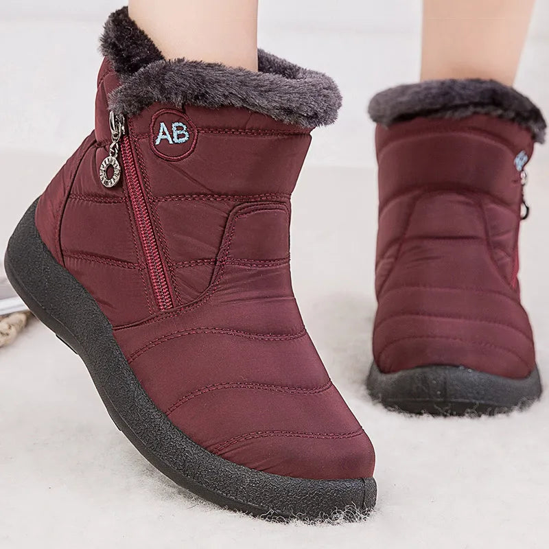 Anja | Stylische Damen Winter Schneestiefel | Bequem