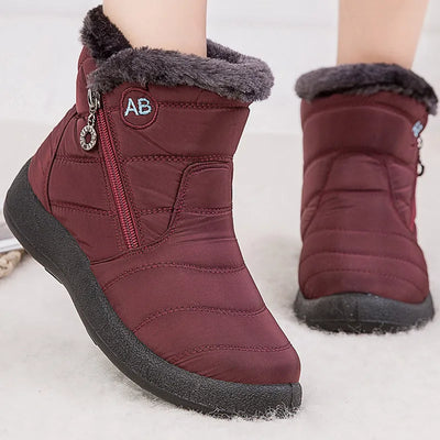Anja | Stylische Damen Winter Schneestiefel | Bequem