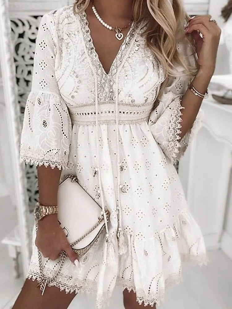 Élise Spitzenkleid - sommerliche Boho-Eleganz