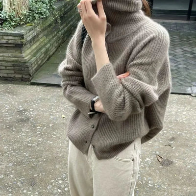Clara - Strickjacke Damen Damen gemütlich gestrickt | Pullover