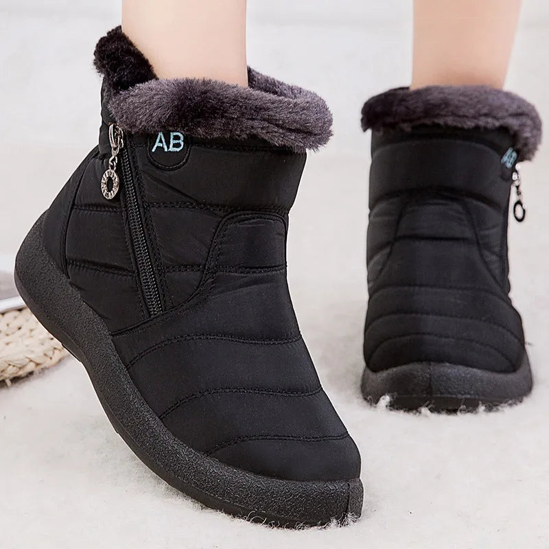 Anja | Stylische Damen Winter Schneestiefel | Bequem