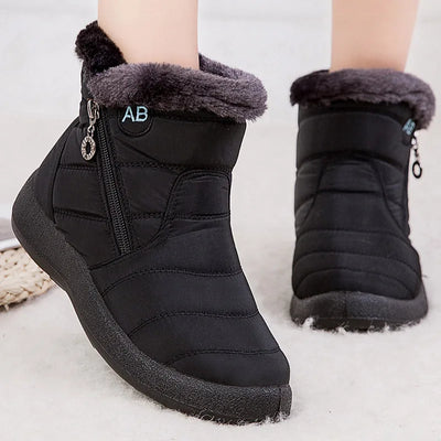 Anja | Stylische Damen Winter Schneestiefel | Bequem