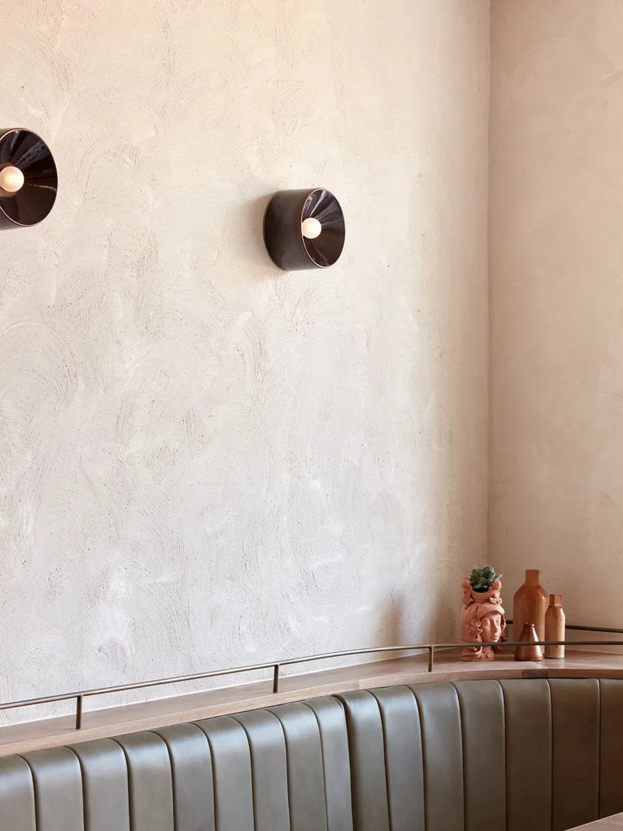 Moderne schwarze Wandleuchte UrbanNoir - Elegante Wandleuchte aus Metall