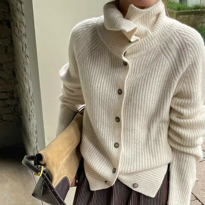 Clara - Strickjacke Damen Damen gemütlich gestrickt | Pullover