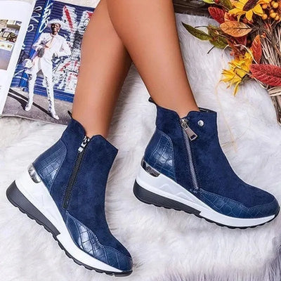 Orthopädische Winterstiefel für Frauen - warm, wasserdicht und stützend