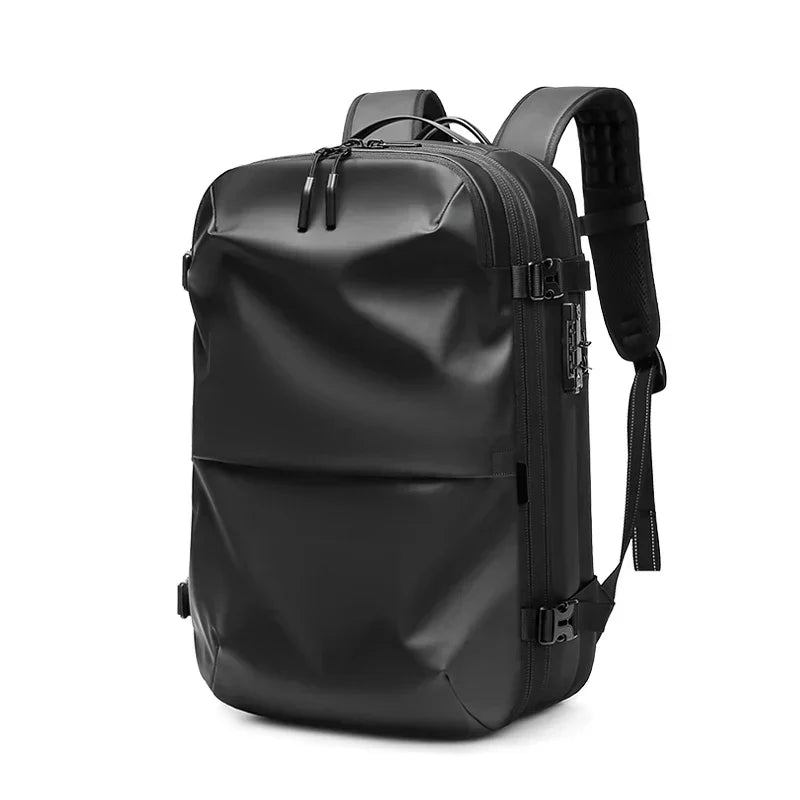 Anti-Diebstahl-Rucksack - 60L Reiserucksack mit Vakuum-Kompression