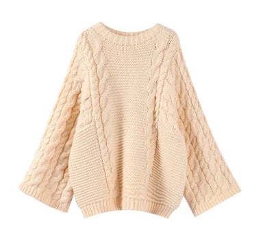 Mia - Damen Pullover Oversized - Stylischer Strick | Pullover