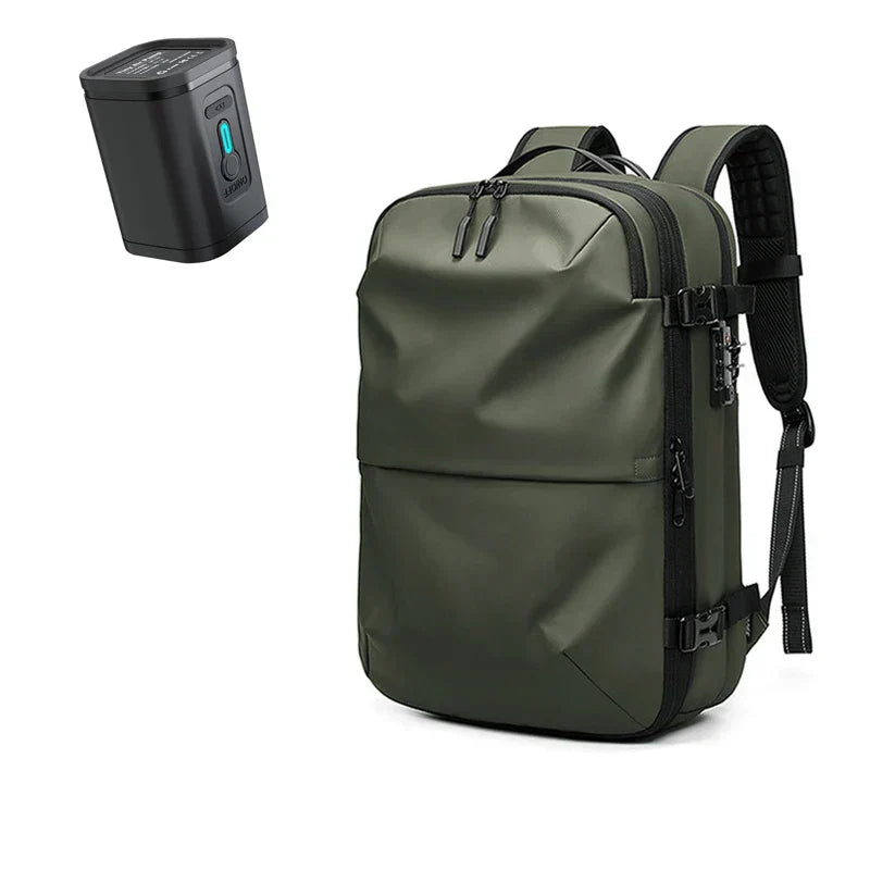 Anti-Diebstahl-Rucksack - 60L Reiserucksack mit Vakuum-Kompression