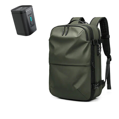 Anti-Diebstahl-Rucksack - 60L Reiserucksack mit Vakuum-Kompression
