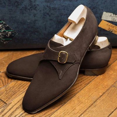 Hochwertige Wildleder Herrenschuhe