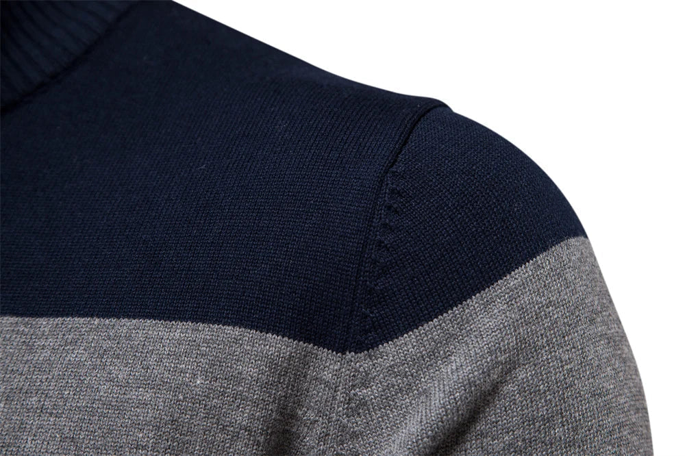 Modischer Pullover mit halbem Reißverschluss | Bequeme und modische Passform