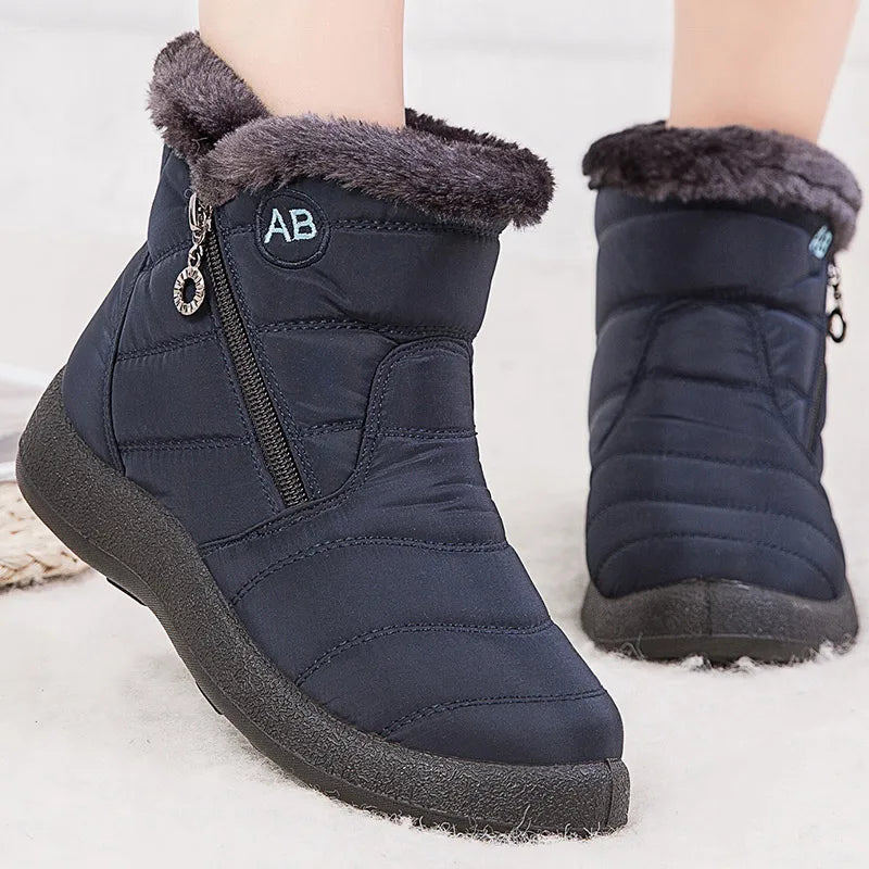 Anja | Stylische Damen Winter Schneestiefel | Bequem