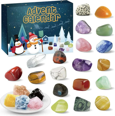 Ava Kristall-Adventskalender mit Edelsteinen