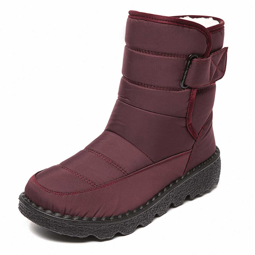Wasserdichte und rutschfeste Damen Schneestiefel - Warme Winterstiefel für Schnee und Regen