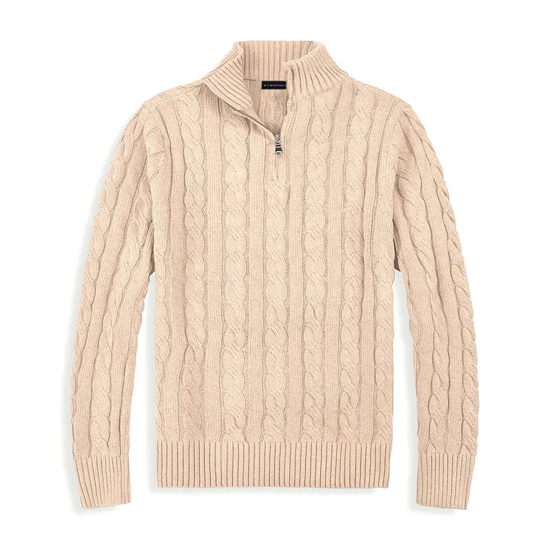 Stylischer Old Money Half Zip Pullover