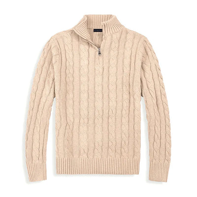 Stylischer Old Money Half Zip Pullover