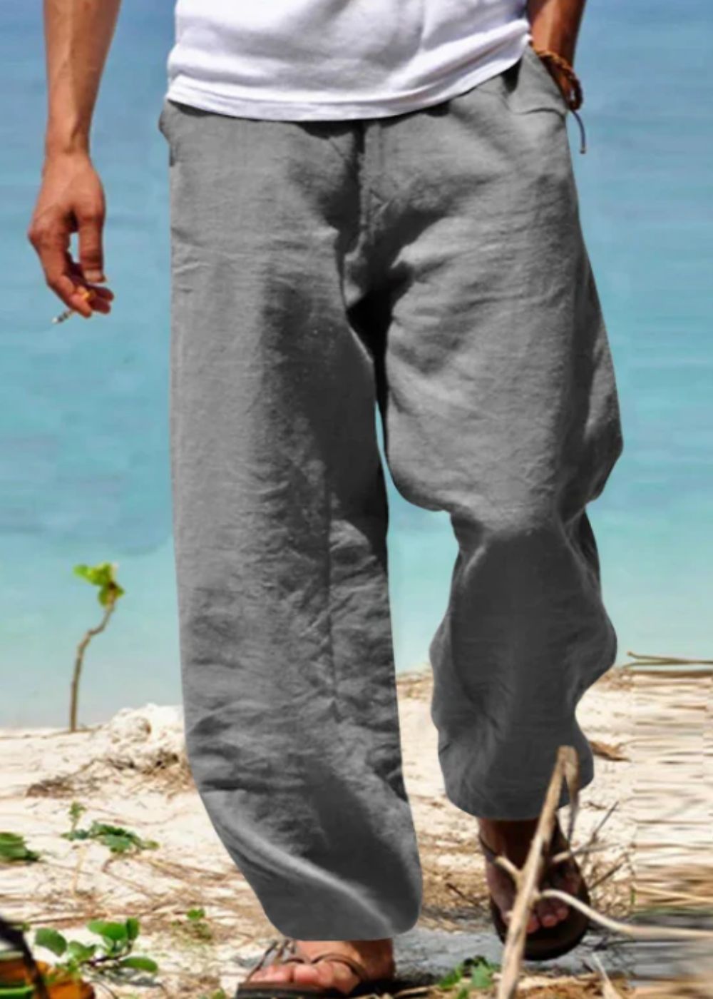 Salvatore - Pantaloni da spiaggia comodi