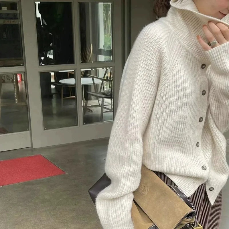 Clara - Strickjacke Damen Damen gemütlich gestrickt | Pullover