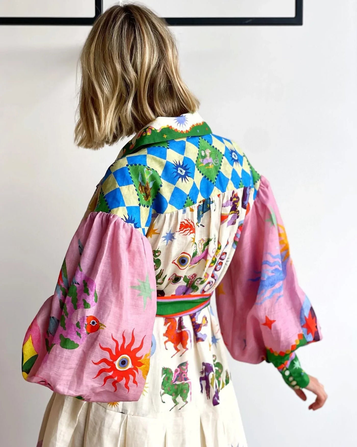 Vestido largo de verano multicolor