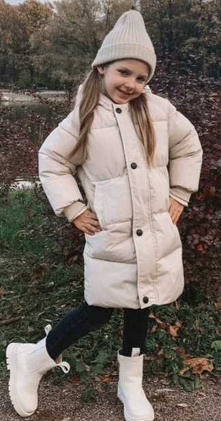 Warme Winter Parka Jacke für Kinder