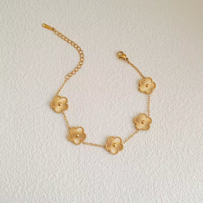Bella - Klee-Schmuckset - Geschenkfertig